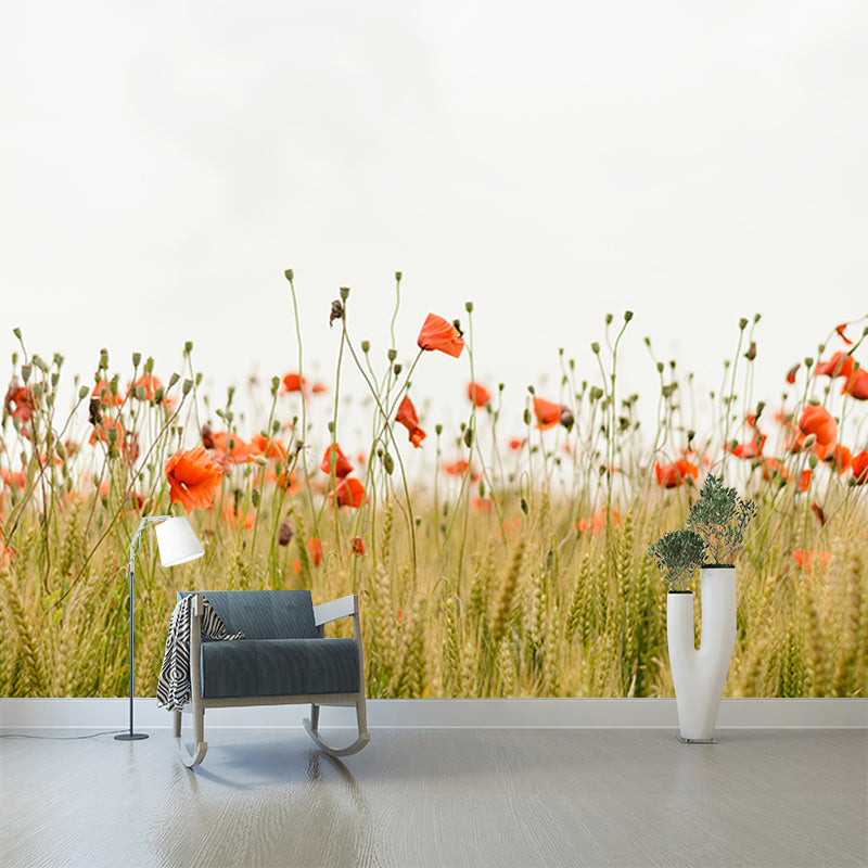 Beautiful Photography Mural Wallpaper Plants Decorative Indoor Wall Mural