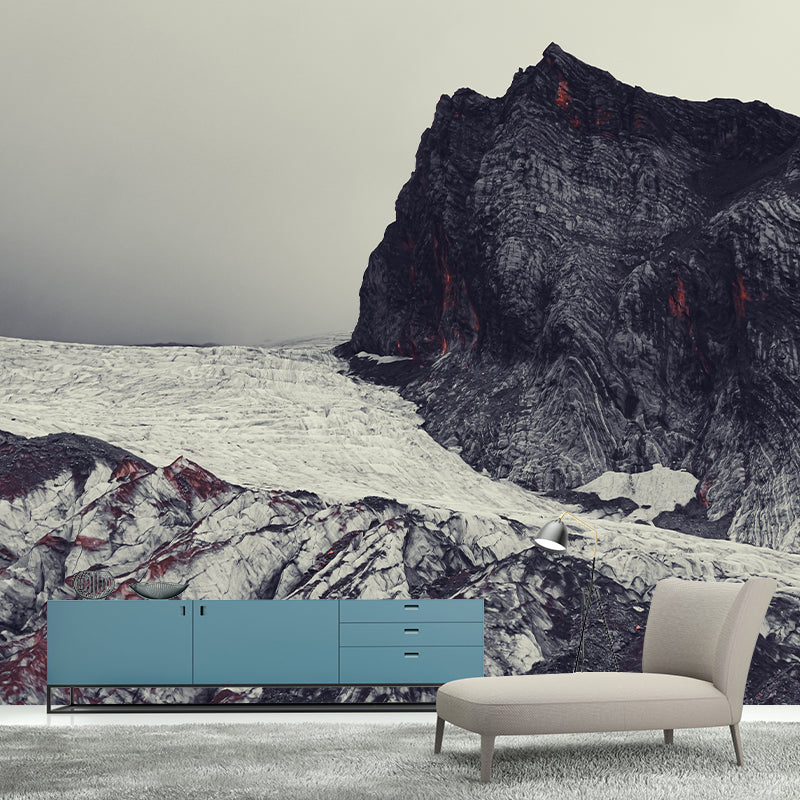 Wallpaper Photography Stain Resistant Wall Mural Mountain Range Sitting Room Wall Mural