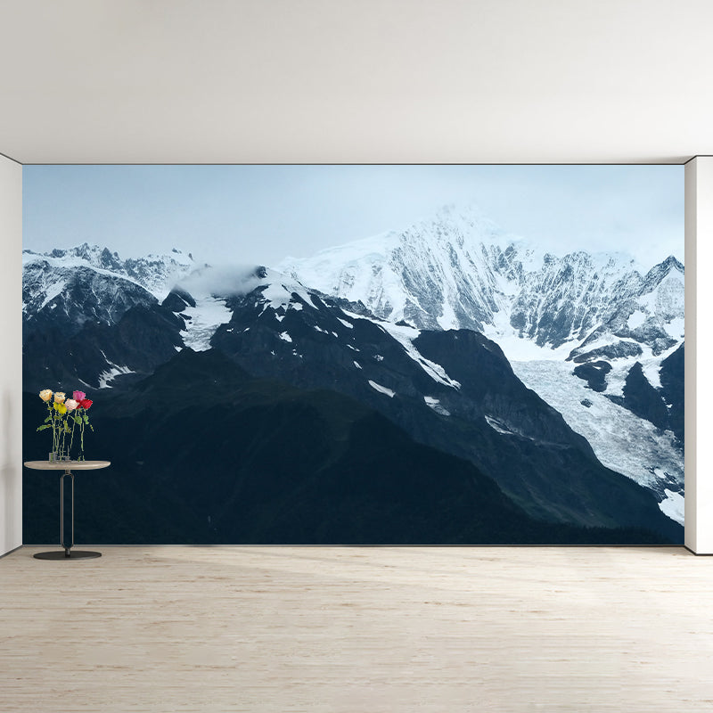 Wallpaper Photography Stain Resistant Wall Mural Mountain Range Sitting Room Wall Mural