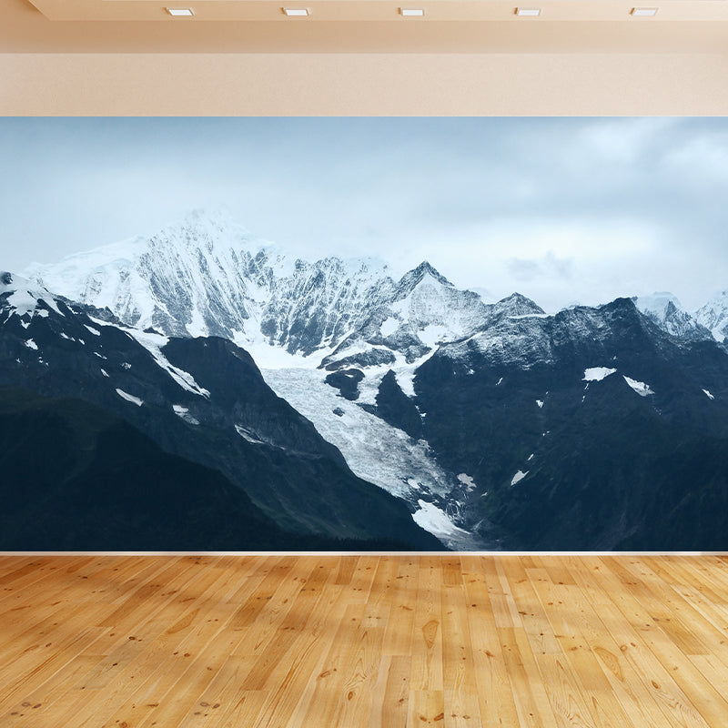 Wallpaper Photography Stain Resistant Wall Mural Mountain Range Sitting Room Wall Mural