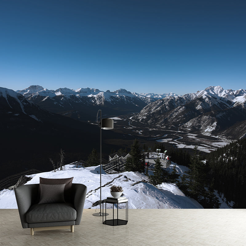 Mountain Range Mildew Resistant Mural Wallpaper Indoor Wall Mural