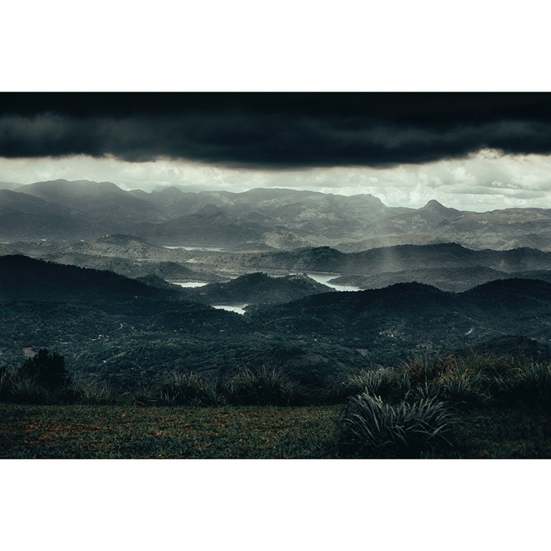 Mural Modern Photography Wallpaper Mountain Range Sitting Room Wall Mural