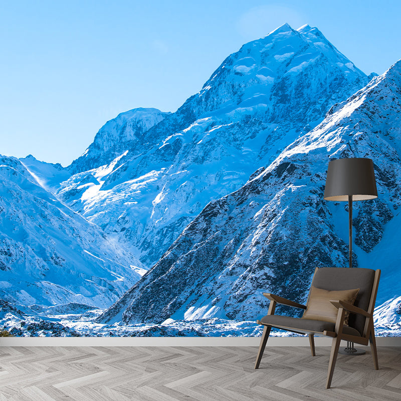 Mural Modern Photography Wallpaper Mountain Range Sitting Room Wall Mural