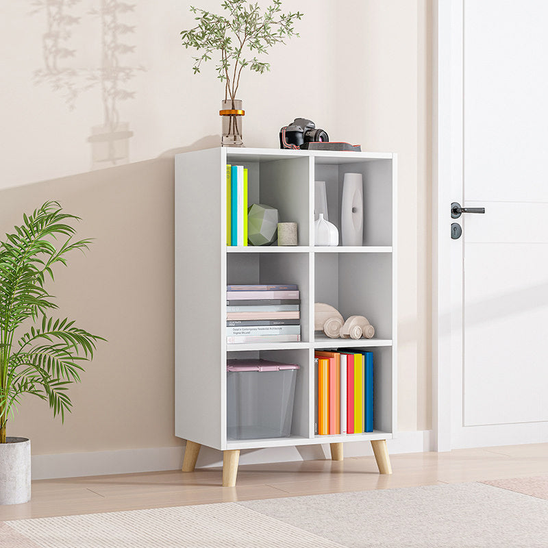 Cube Shelf Bookcase Engineered Wood Bookshelf for Study Room
