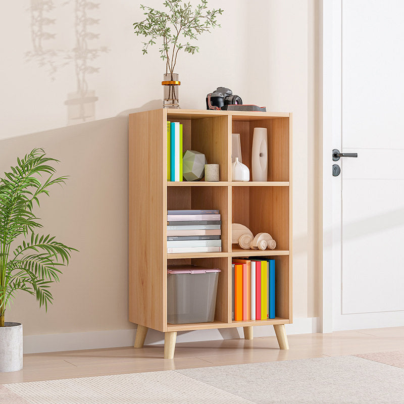 Cube Shelf Bookcase Engineered Wood Bookshelf for Study Room