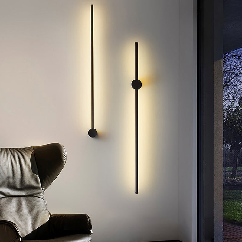 Linear Wall Wall Lighting Modern Style Metal Multi Lights Wall Lighting Ideas