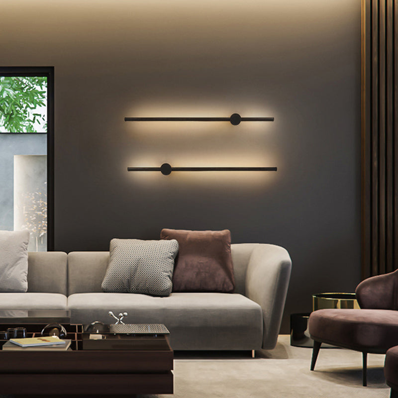 Linear Wall Light Fixture Modern Style LED Wall Light Sconce for Living Room