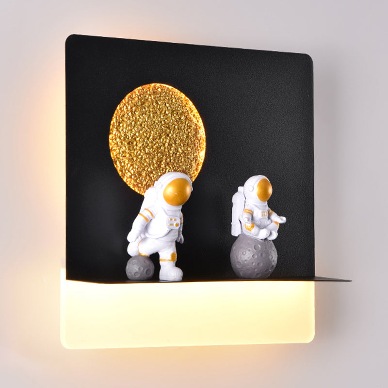 1 Light Geometric Wall Lighting Fixtures Modern Style Metal Wall Lights