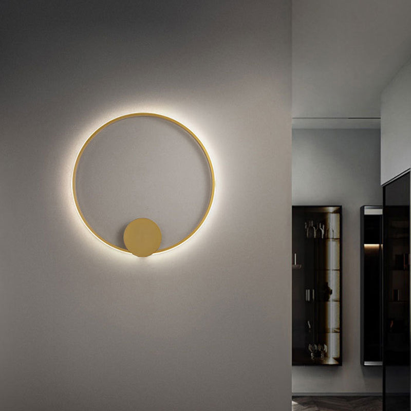 Modern Style Linear Shape Wall Sconce Metal 1 Light Sconce Lighting for Living Room