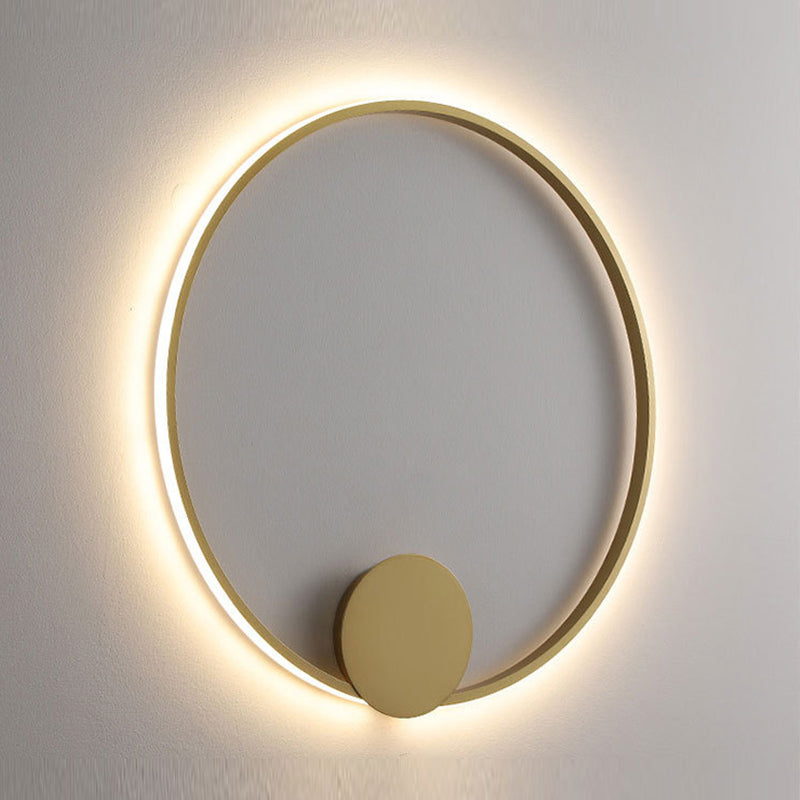Modern Style Linear Shape Wall Sconce Metal 1 Light Sconce Lighting for Living Room