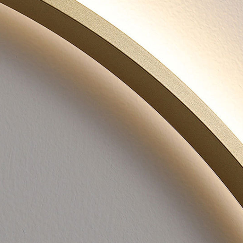 Modern Style Linear Shape Wall Sconce Metal 1 Light Sconce Lighting for Living Room