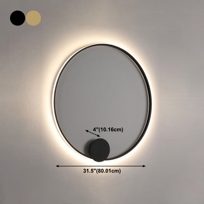 Modern Style Linear Shape Wall Sconce Metal 1 Light Sconce Lighting for Living Room