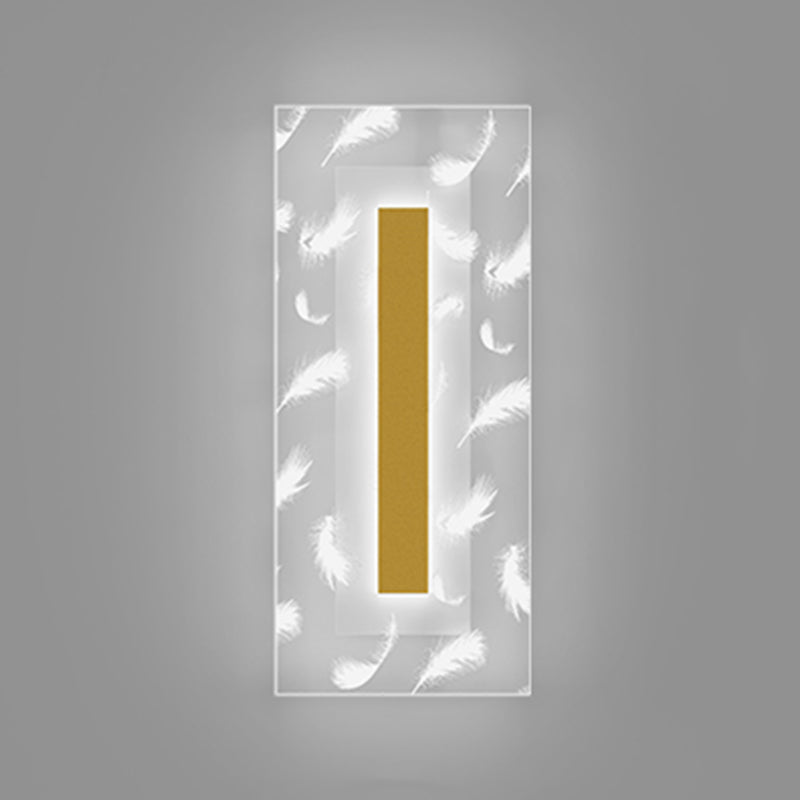 Geometry Shape Metal Wall Light Modern Style1 Light Wall Mounted Light Fixture