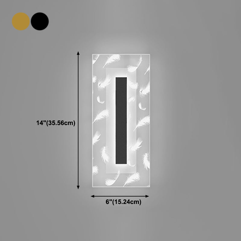 Geometry Shape Metal Wall Light Modern Style1 Light Wall Mounted Light Fixture