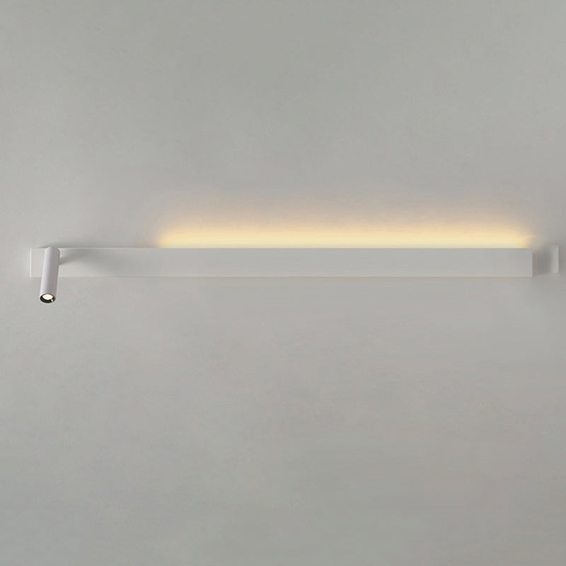 Metal Square Shape Wall Light Modern Style 2-Lights Reading Wall Mounted Light Fixture