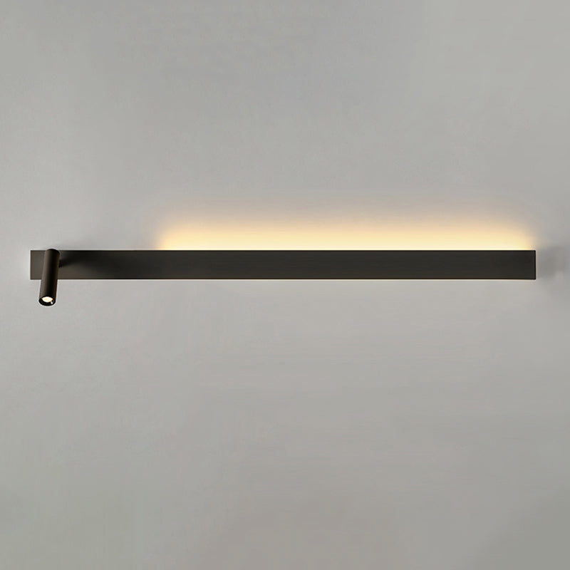 Metal Square Shape Wall Light Modern Style 2-Lights Reading Wall Mounted Light Fixture
