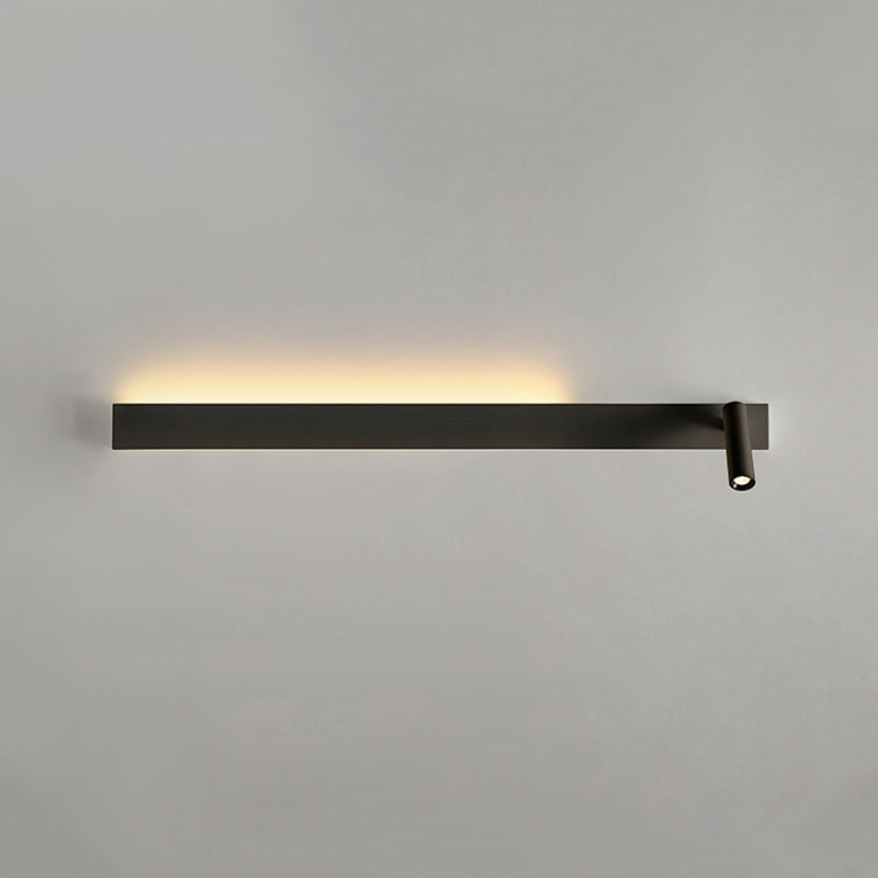 Metal Square Shape Wall Light Modern Style 2-Lights Reading Wall Mounted Light Fixture