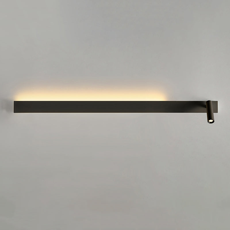 Metal Square Shape Wall Light Modern Style 2-Lights Reading Wall Mounted Light Fixture