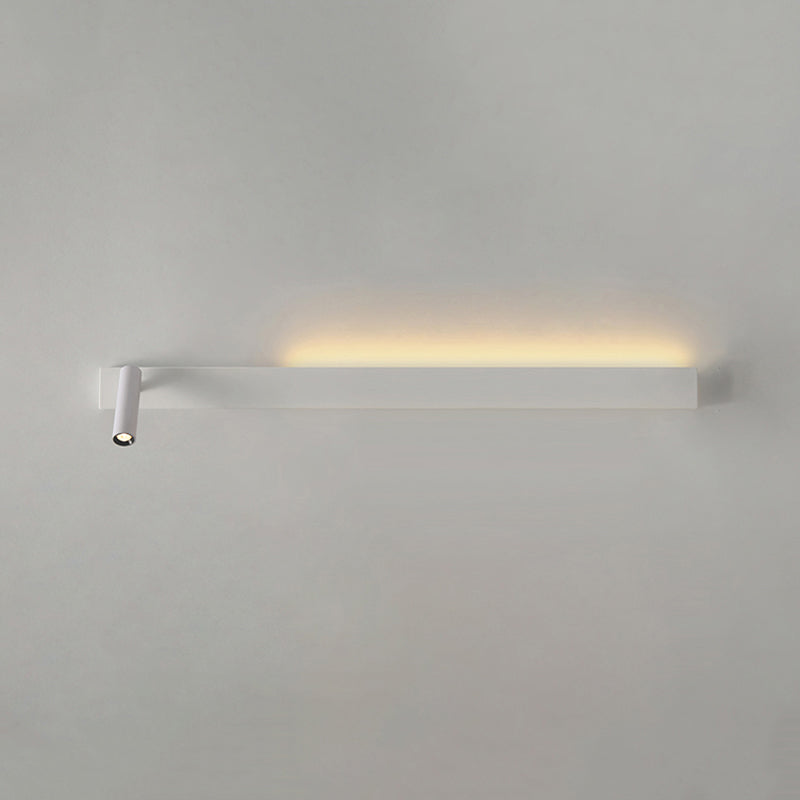 Metal Square Shape Wall Light Modern Style 2-Lights Reading Wall Mounted Light Fixture