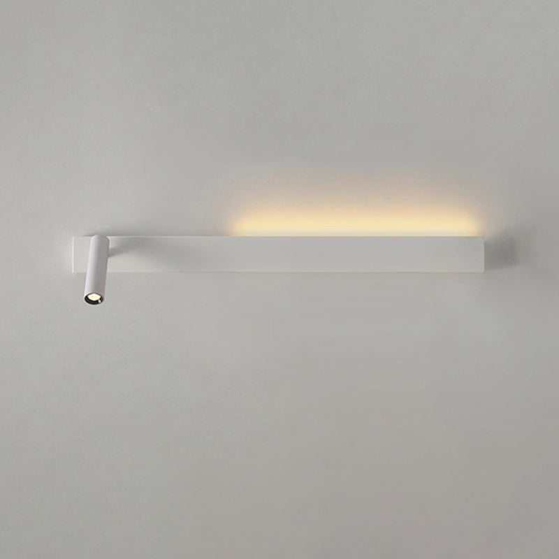 Metal Square Shape Wall Light Modern Style 2-Lights Reading Wall Mounted Light Fixture