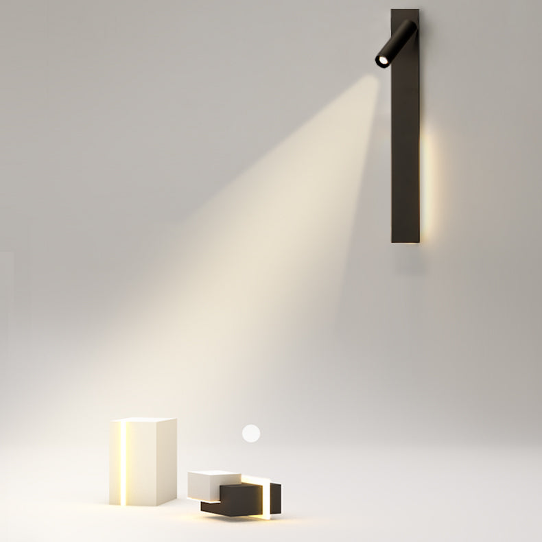Metal Square Shape Wall Light Modern Style 2-Lights Reading Wall Mounted Light Fixture