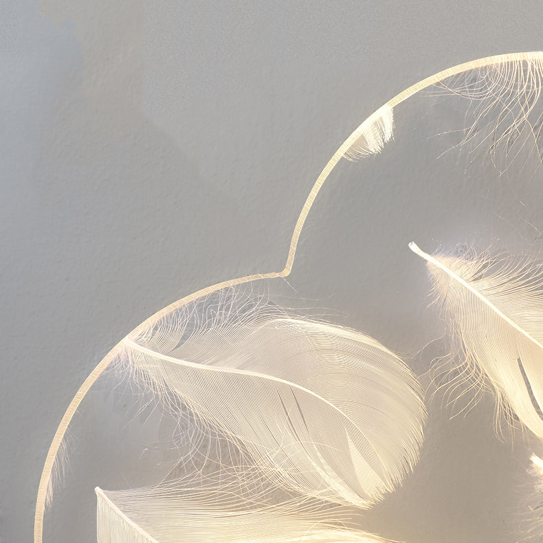 Metal Cloud Wall Lighting Fixtures Modern Style 1 Light Wall Lamps