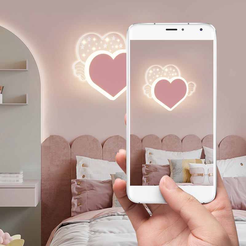 Modern Style Geometric Wall Mounted Light Metal 1 Light Wall Mount Light Fixture