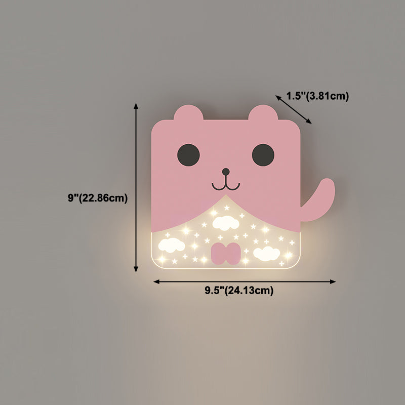 Modern Style Geometric Wall Mounted Light Metal 1 Light Wall Mount Light Fixture