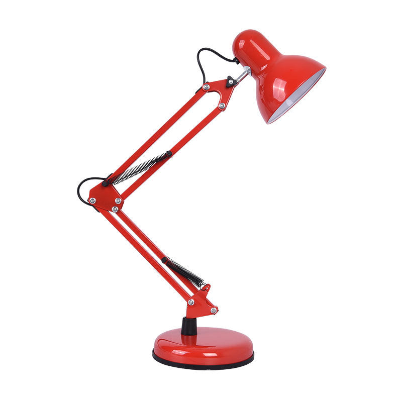 Macaron Adjustable Table Lamp 1-Light Desk Light with Iron Shade for Bedroom