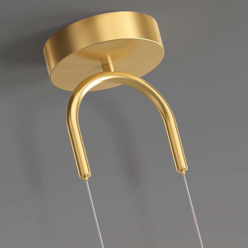 2-leichter sphärischer Anhänger Anhänger Modernes Glashängung Licht für Wohnzimmer