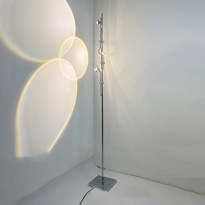 Modern Tree Shape Floor Lamp Metal Multi Light Floor Light for Living Room