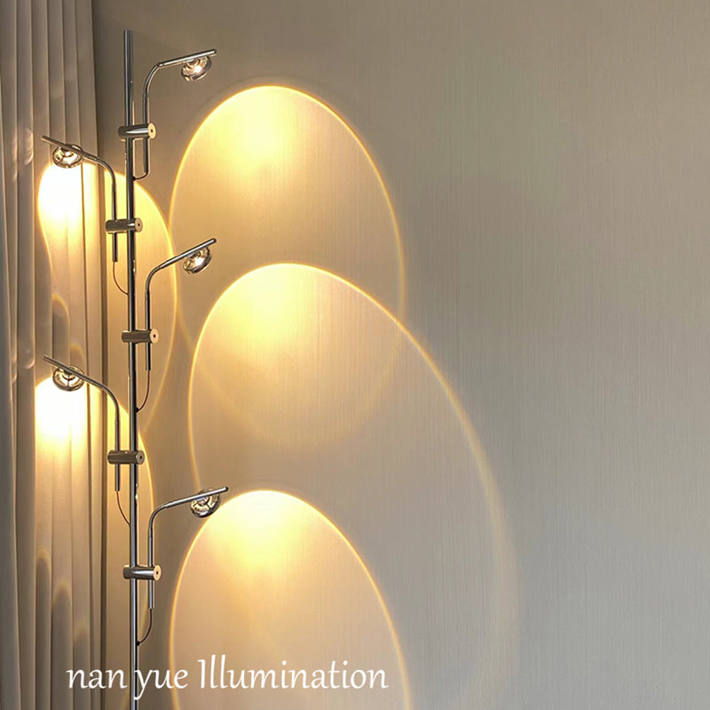 Modern Tree Shape Floor Lamp Metal Multi Light Floor Light for Living Room