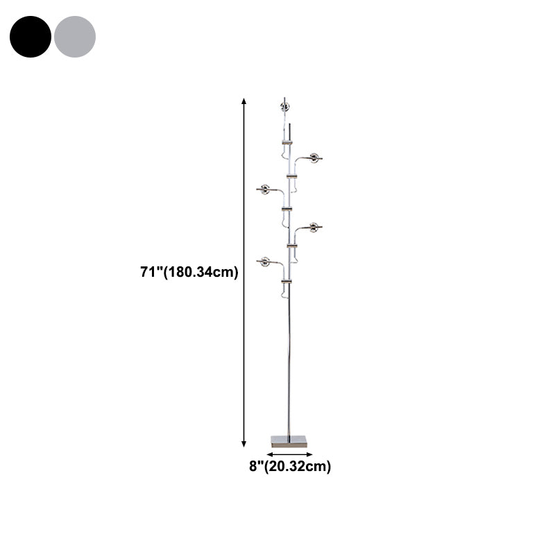 Modern Tree Shape Floor Lamp Metal Multi Light Floor Light for Living Room