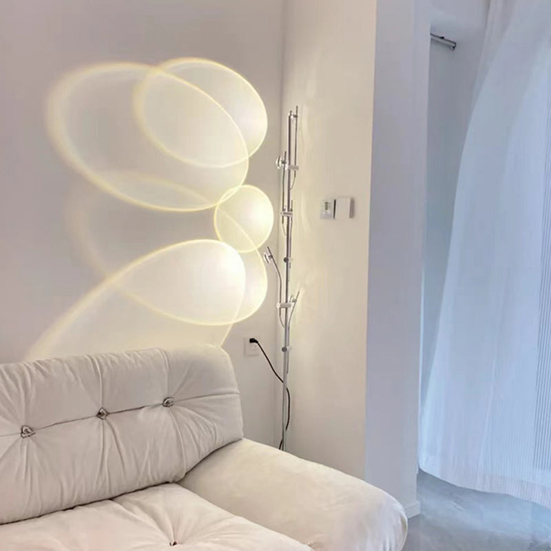 Modern Tree Shape Floor Lamp Metal Multi Light LED Floor Light for Living Room