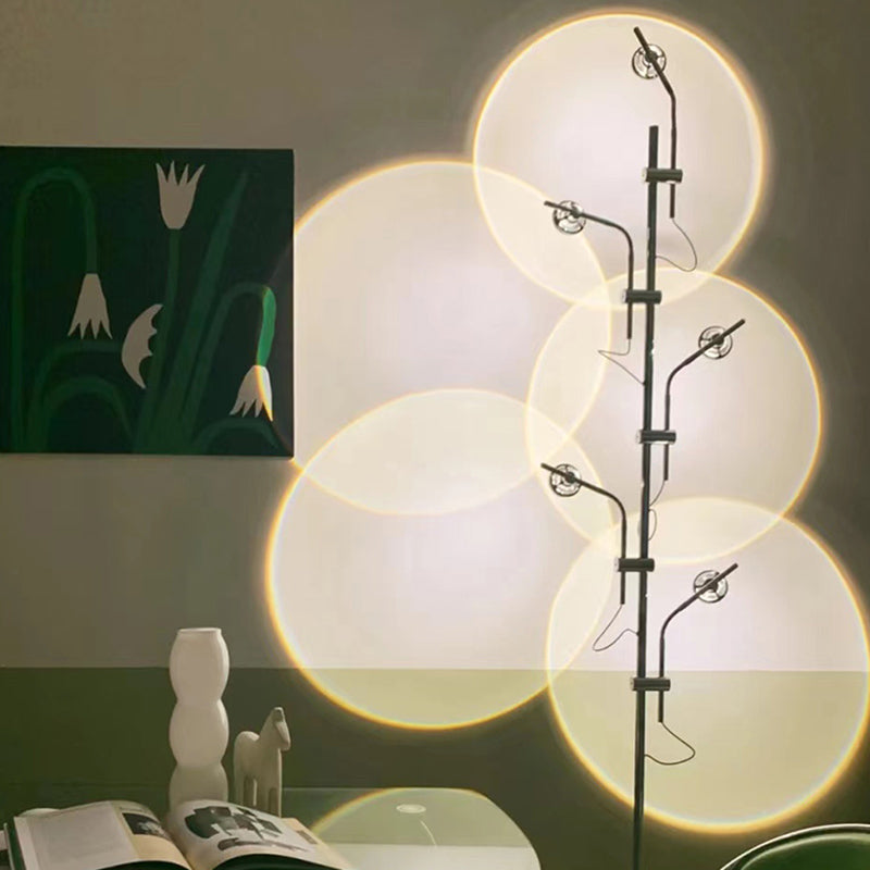 Modern Tree Shape Floor Lamp Metal Multi Light LED Floor Light for Living Room