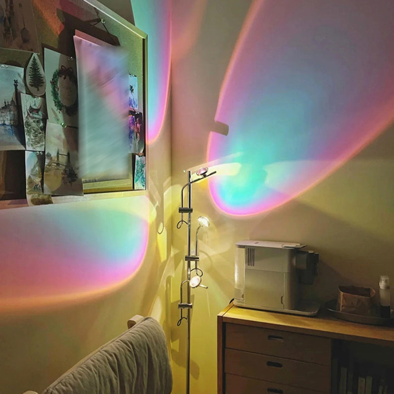 Modern Tree Shape Floor Lamp Metal Multi Light LED Floor Light for Living Room