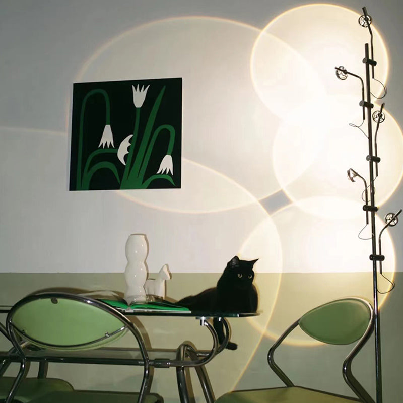 Modern Tree Shape Floor Lamp Metal Multi Light LED Floor Light for Living Room