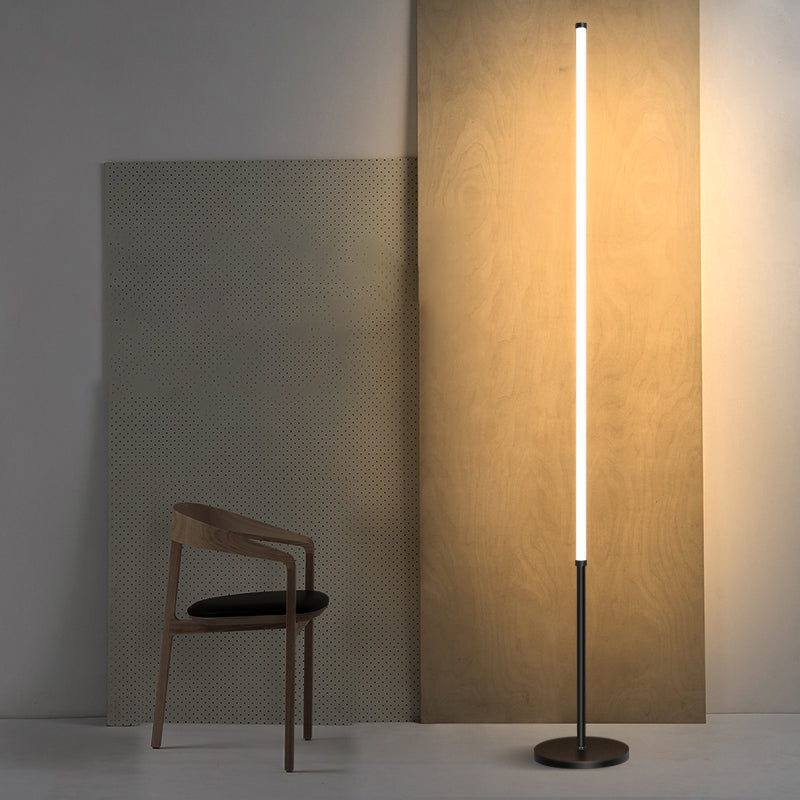 Nordic Strip Floor Lamp Metal 55" High LED Floor Light for Living Room