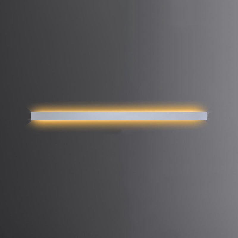 Linear Shape Metal Wall Light Modern Style 1 Light Wall Mount Lamp