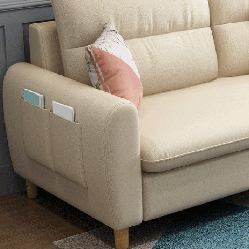 106.3" W √ó 55.9" D √ó 33.5" H High Back Square Arm Sectional with Storage