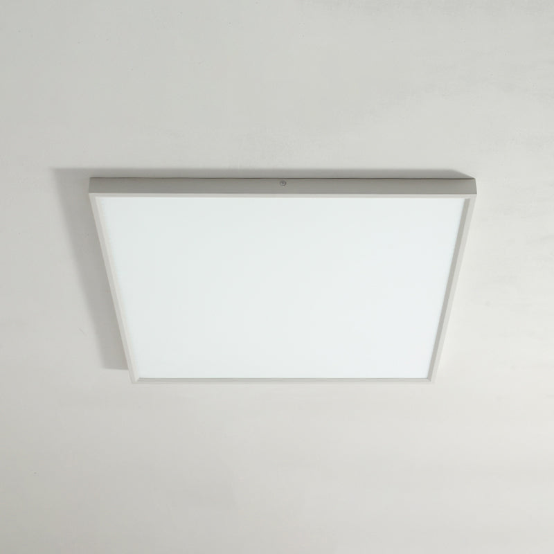 Square Shape LED Ceiling Lamp Modern Aluminium 1 Light Flush Mount for Conference Room