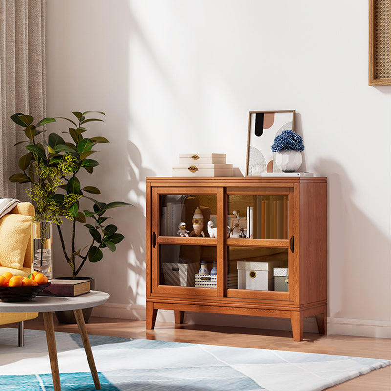 31.89"H Bookcase Contemporary Style Solid Wood Bookshelf for Office Home