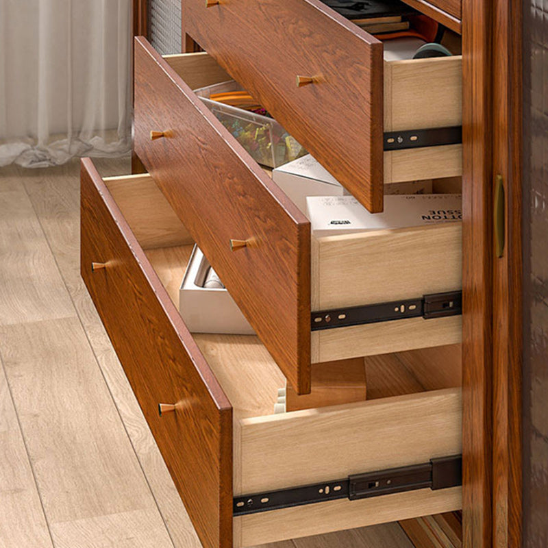 31.89"H Bookcase Contemporary Style Solid Wood Bookshelf for Office Home