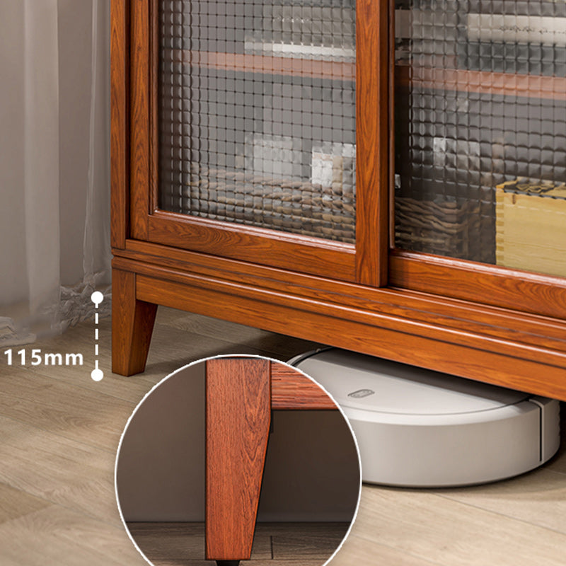 31.89"H Bookcase Contemporary Style Solid Wood Bookshelf for Office Home