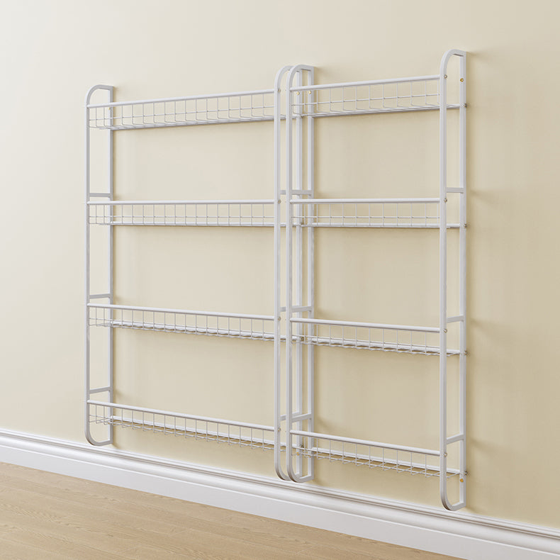 Modern Style Bookshelf Wall Mounted Metal Bookcase for Kid Room