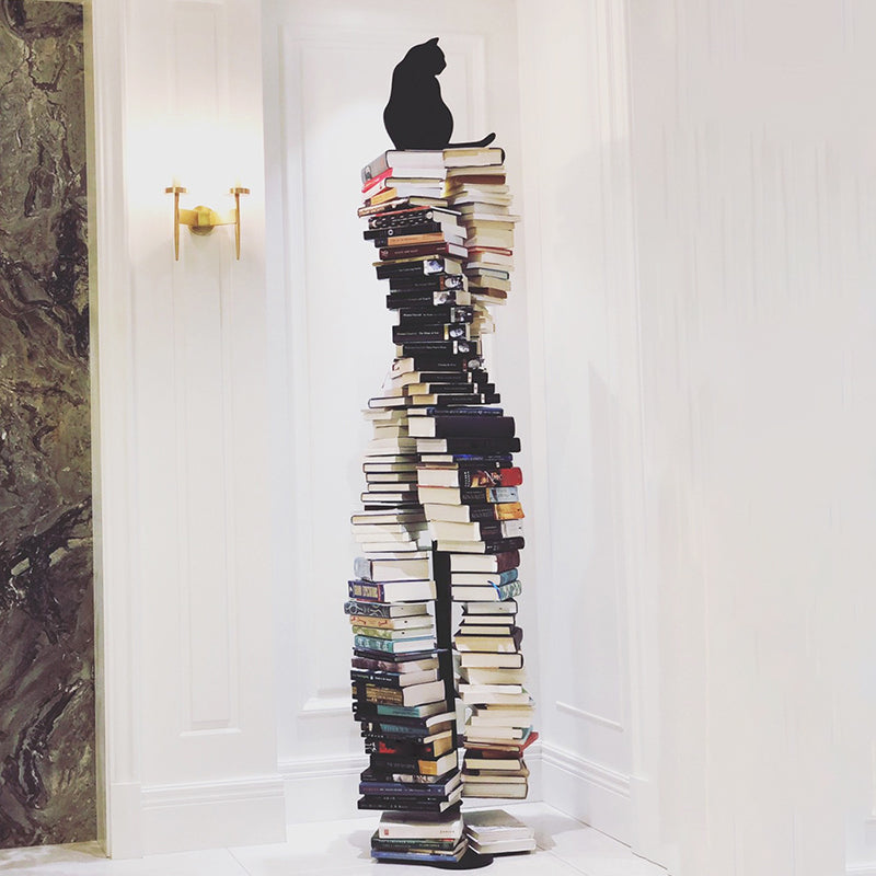 Geometric Bookshelf Modern Style Metal Bookcase for Home Office