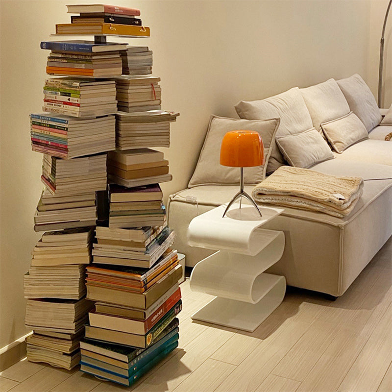 Geometric Bookshelf Modern Style Metal Bookcase for Home Office