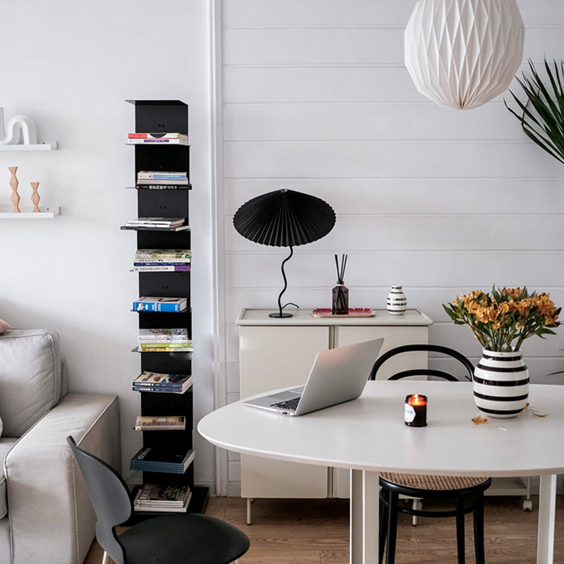 Geometric Bookshelf Modern Style Metal Bookcase for Home Office