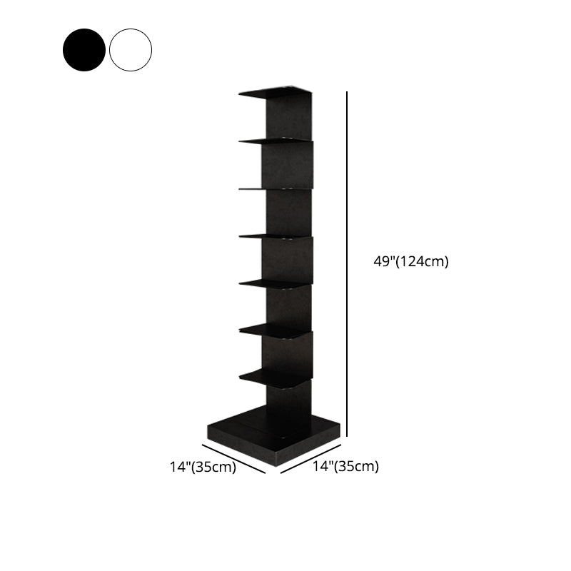 Geometric Bookshelf Modern Style Metal Bookcase for Home Office