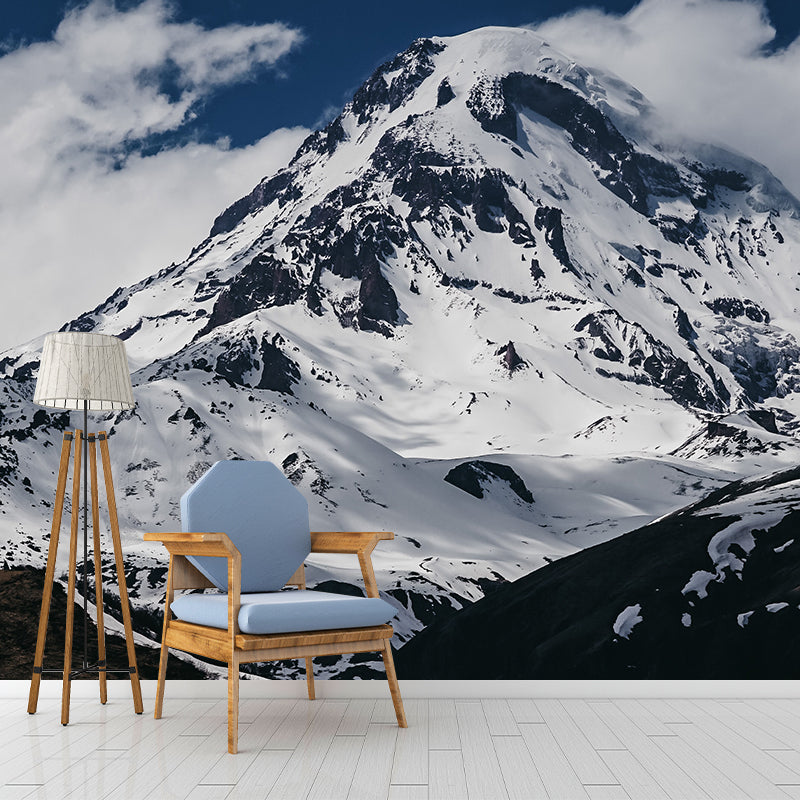 Mountain Range Photography Mural Wallpaper Environment Friendly Living Room Wall Mural